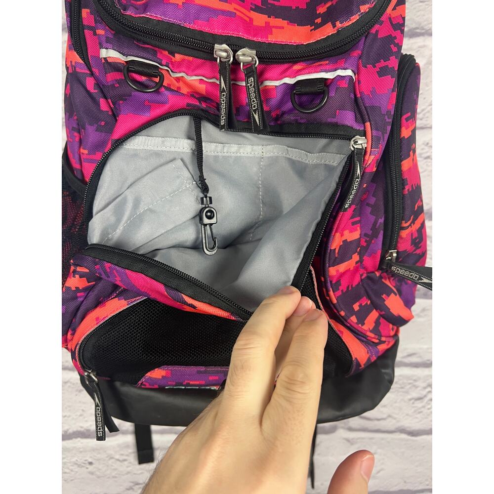 Speedo Unisex 35L Teamster Digital Camo Backpack Swim Bag Athleisure Outdoor Y2K - Picture 9 of 13